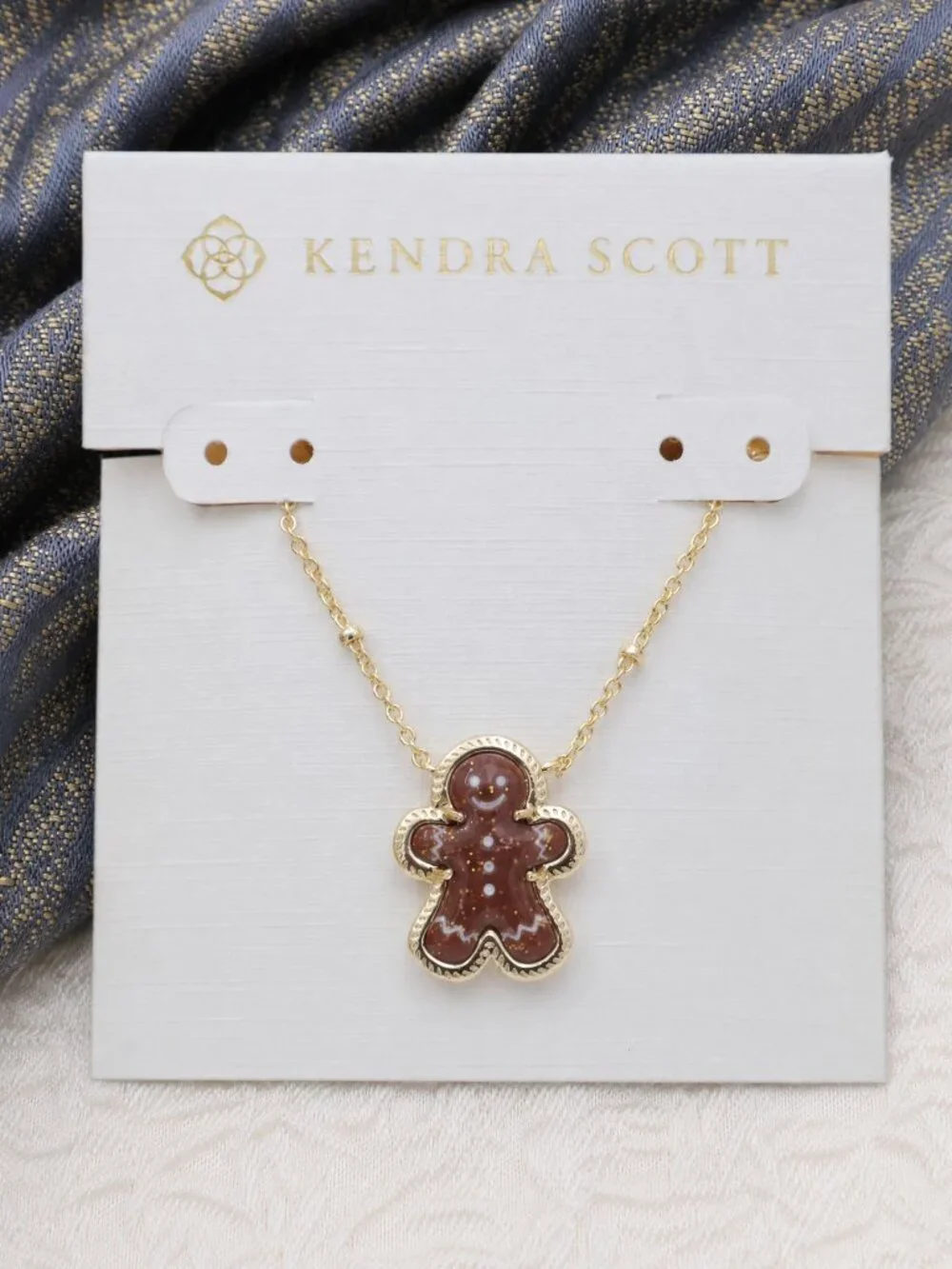 Kendra Scott Gingerbread Necklace - Picture 1 of 2